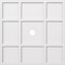 Ekena Millwork Rubik Architectural Grade PVC Contemporary Ceiling Medallion, 32"OD x 3"ID x 11"C x 1"P CMP32RK-03000 - alternate 1